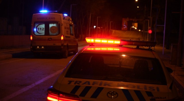 Edirnede motosikletten düşen 2 kişi yaralandı