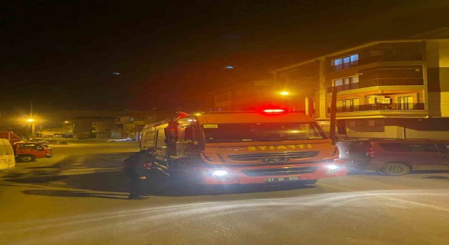 Evin bacasında çıkan yangın ekipleri harekete geçirdi