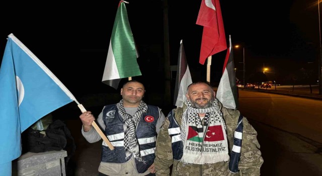 Filistine özgürlük için Ankaraya yürüyorlar