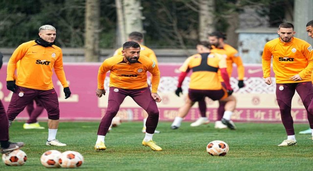 Galatasaray, Sparta Prag maçı hazırlıklarını sürdürdü