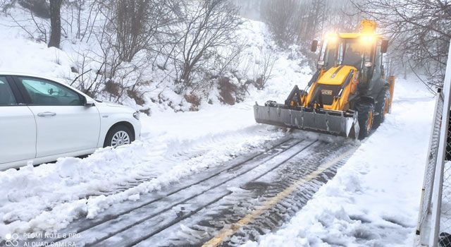 Hatay’da Amanos Dağlarında Yol Açma Çalışmalarını Tamamlandı