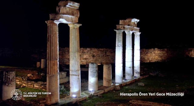 Hierapolis Antik Kentinde gece müzeciliği için geri sayım başladı