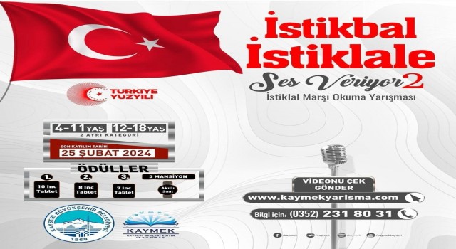 İstiklal Marşı Okuma Yarışmasına başvuru için son günler