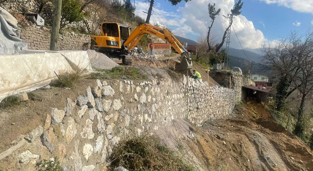İstinat Duvarları Can ve Mal Güvenliğini Güvence Altına Alıyor