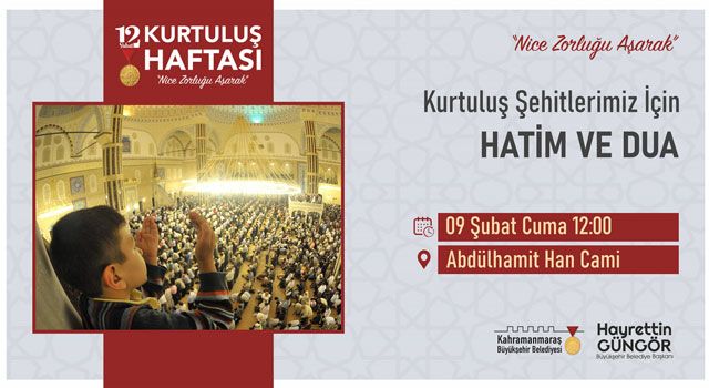 Kahramanmaraş Kurtuluşunun 104. Yılı Etkinliklerle Kutlanacak
