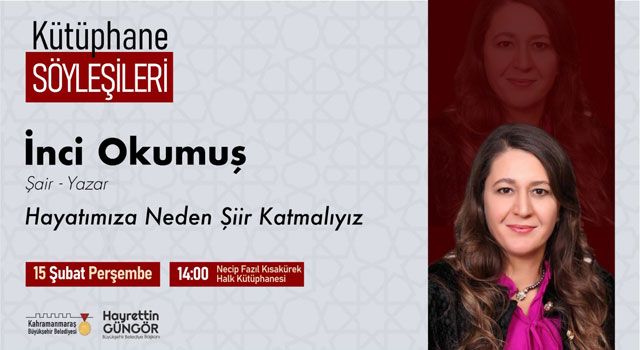 Kahramanmaraş'ta Şiir ve Edebiyat Buluşması