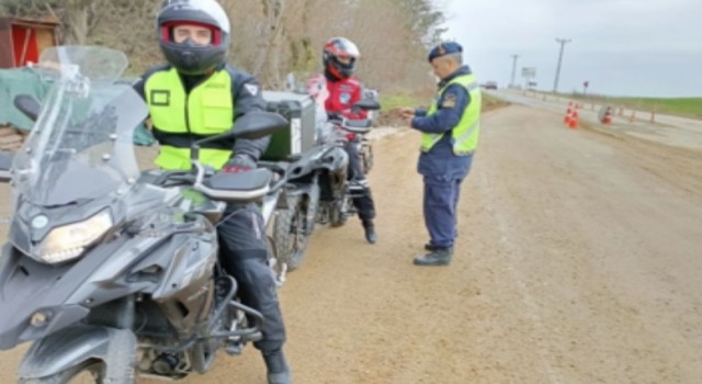 Kırklarelinde motosikletlere yönelik denetim