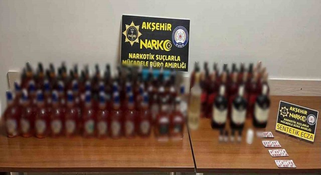 Konyada kaçak içki ve uyuşturucu operasyonu: 1 tutuklama