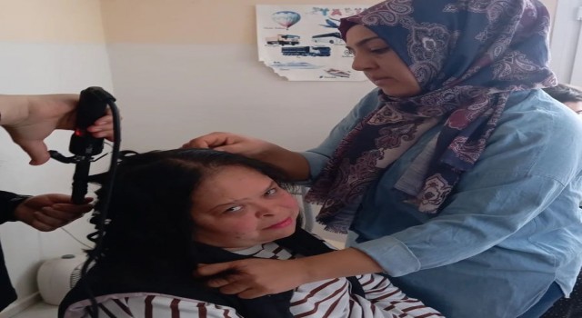 Kozanda özel çocuklara kuaförlük kursu