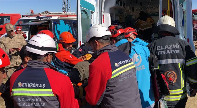 Elazığ'da Maden Ocağında Göçük: 4 İşçi Kurtarıldı