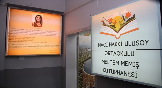 Meltem öğretmenin adı okul kütüphanesi ile yaşatılacak