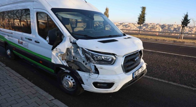 Nevşehirde zincirleme trafik kazası: 1 yaralı