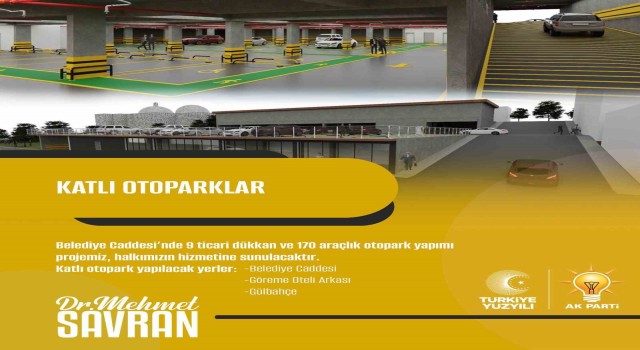 Nevşehire katlı otopark müjdesi