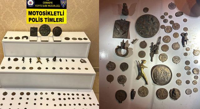 Osmaniye'de 100 Tarihi Eser Ele Geçirildi