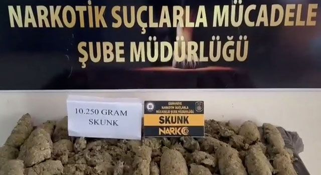 Osmaniye'de 10.250 Kilogram Skunk Ele Geçirildi