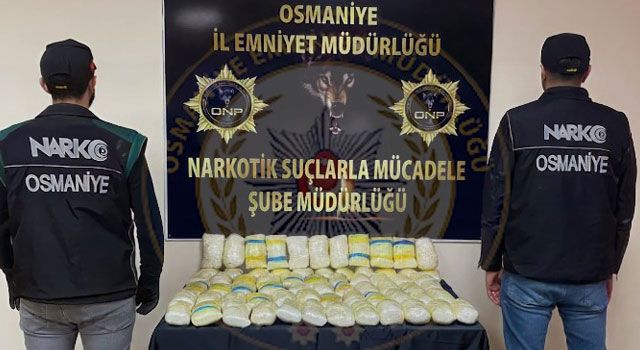 Osmaniye'de 41 Kilo Metamfetamin Ele Geçirildi!
