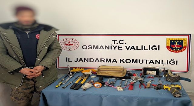 Osmaniye'de Jandarma Dedektifleri Hırsızı Yakaladı