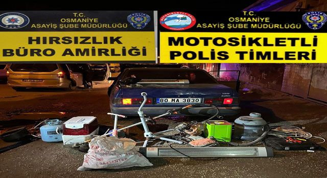 Osmaniye'de Oto Hırsızları Kıskıvrak Yakalandı