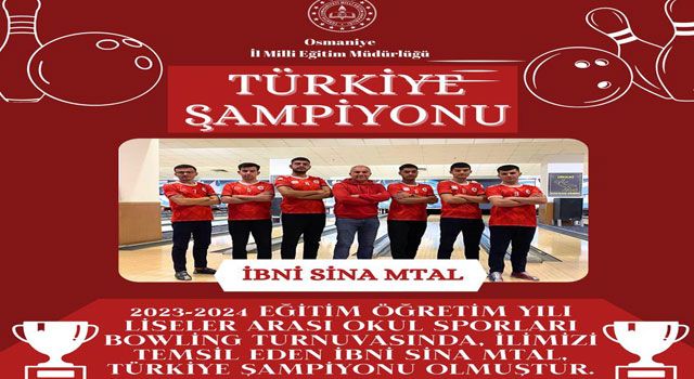 Osmaniyeli Liseliler, Bowling Şampiyonu oldu