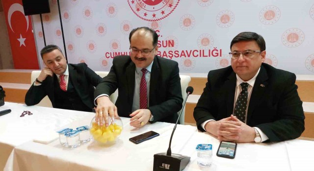 Samsun'da İl Seçim Kurulu için birinci asıl üye kura çekimi yapıldı