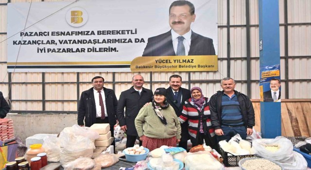 Savaştepede Yücel Yılmaza sevgi seli