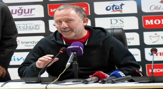 Sergen Yalçın: “Puan cetvelindeki yerimiz kötü değil”