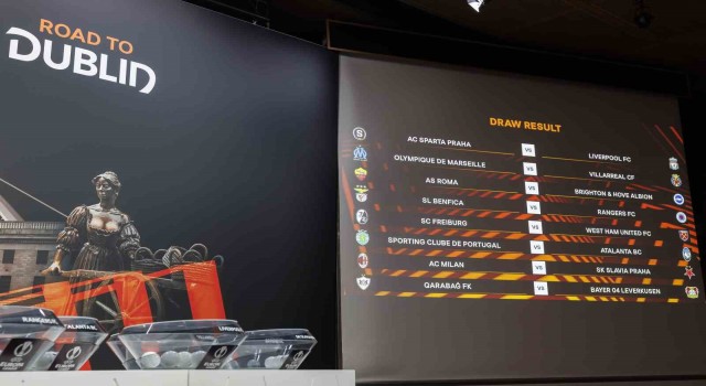 UEFA Avrupa Liginde son 16 turu eşleşmeleri belli oldu