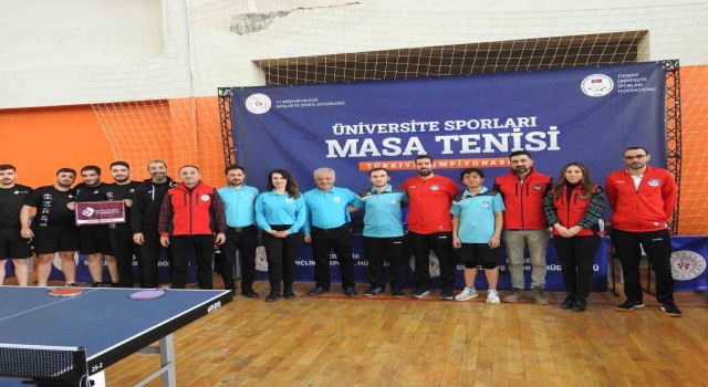 Üniversite Sporları Masa Tenisi Türkiye Şampiyonası Kırşehirde başladı