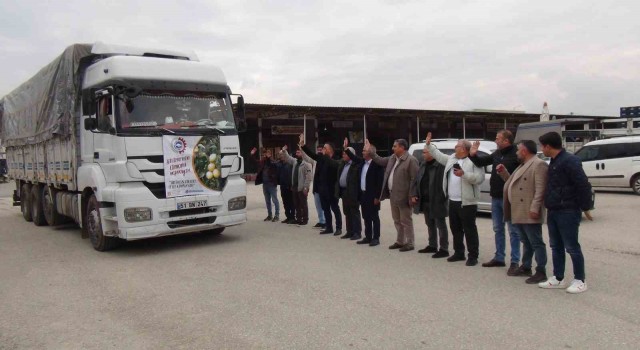“Üretici-Tüketici El Ele Kampanyası” ile Mersinden Aksaraya 20 ton ücretsiz limon gönderildi
