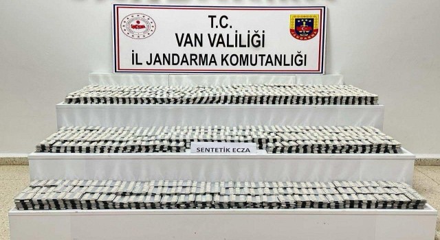 Vanda 32 bin 764 adet sentetik ecza ele geçirildi