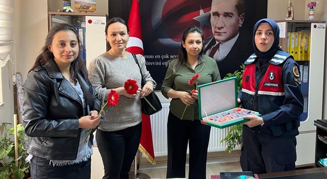 8 Mart'ta Jandarmadan Kadınlara Özel Ziyaret