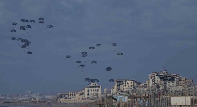 ABD ve Ürdün, Gazzeye havadan yardım operasyonu düzenledi