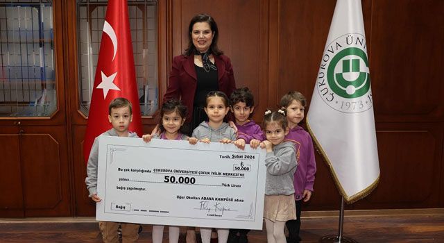 Adana Uğur Okulları'ndan Çocuk İyilik Merkezi'ne Yardım Eli