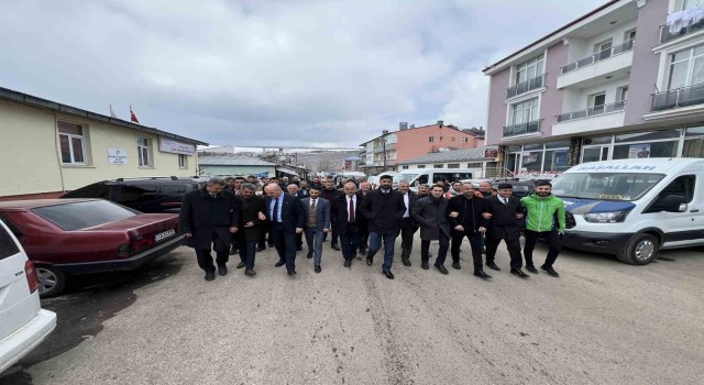AK Parti Sarıkamış Belediye Başkan Adayı Çetinkayadan ev ve esnaf ziyareti