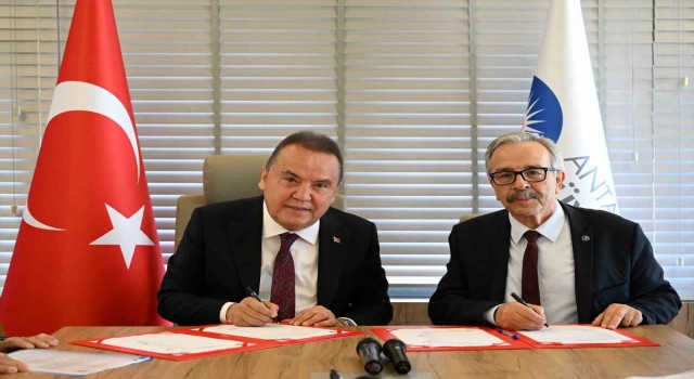 Antalya Büyükşehir Belediyesinden iki iş birliği protokolü