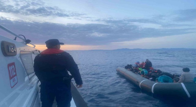 Aydında 13 düzensiz göçmen kurtarıldı