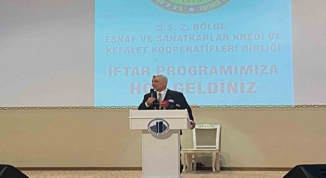 Bakan Bolat iftar programında esnaflarla buluştu