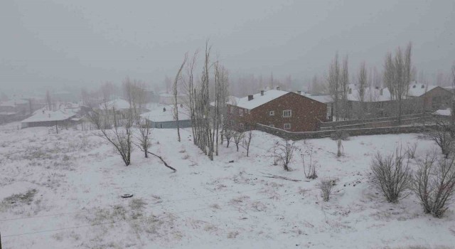 Başkalede kar yağışı etkili oldu