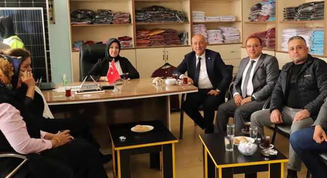 Başkan Adayı Koca, Terziler Odasını Ziyaret Etti