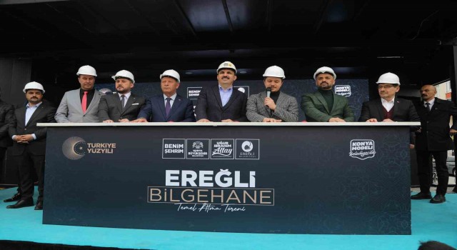 Başkan Altay Ereğlide Bilgehane temeli attı