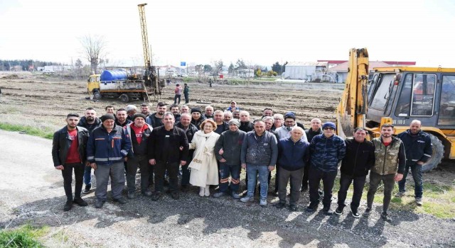 Başkan Çelikin müjde verdiği sanayi sitesi projesine start verildi