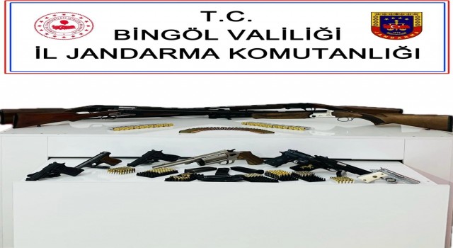 Bingölde silah kaçakçılığı operasyonu: 1 gözaltı