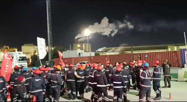 Borusanda boykot yapan işçilere sahurda yemek verilmediği iddiası