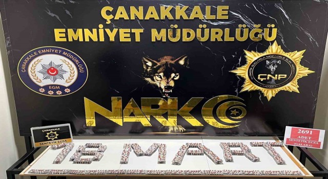 Çanakkalede uyuşturucu operasyonuna 4 tutuklama