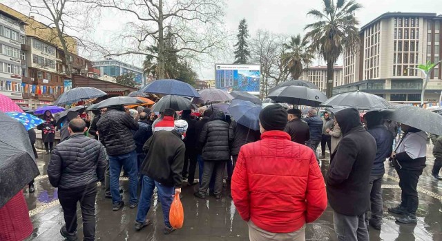 ÇAYKURun mevsimlik işçileri ‘kadro eylemlerini sürdürüyor