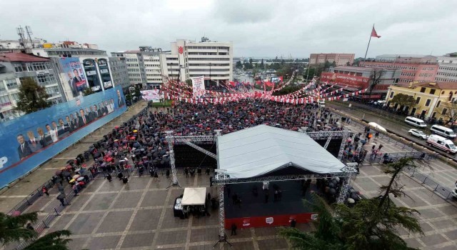 CHP Lideri Özel: “İttifakımız Türkiye2de ‘Türkiye İttifakı, Samsun'da ise ‘Samsun İttifakıdır”