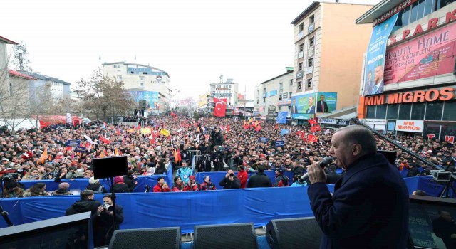 Cumhurbaşkanı Erdoğan, Ağrı mitinginde konuştu: Başka Ağrı yok, başka Türkiye yok