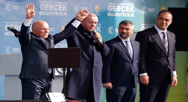 Cumhurbaşkanı Erdoğan Erzurumda Cumhur İttifakı adaylarını tanıttı