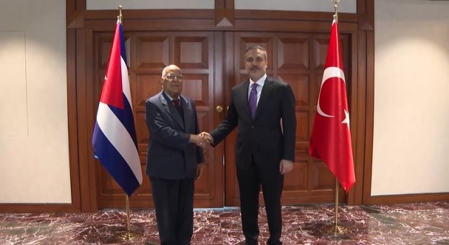 Dışişleri Bakanı Fidan, Küba Başbakan Yardımcısı Ruzle görüştü