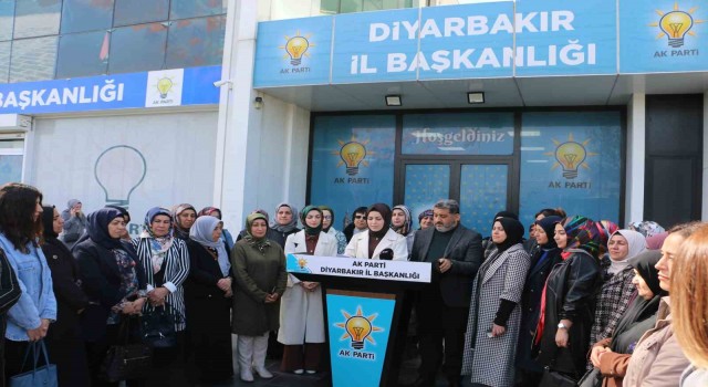 Diyarbakırda AK Partili kadınlardan 8 Mart mesajı